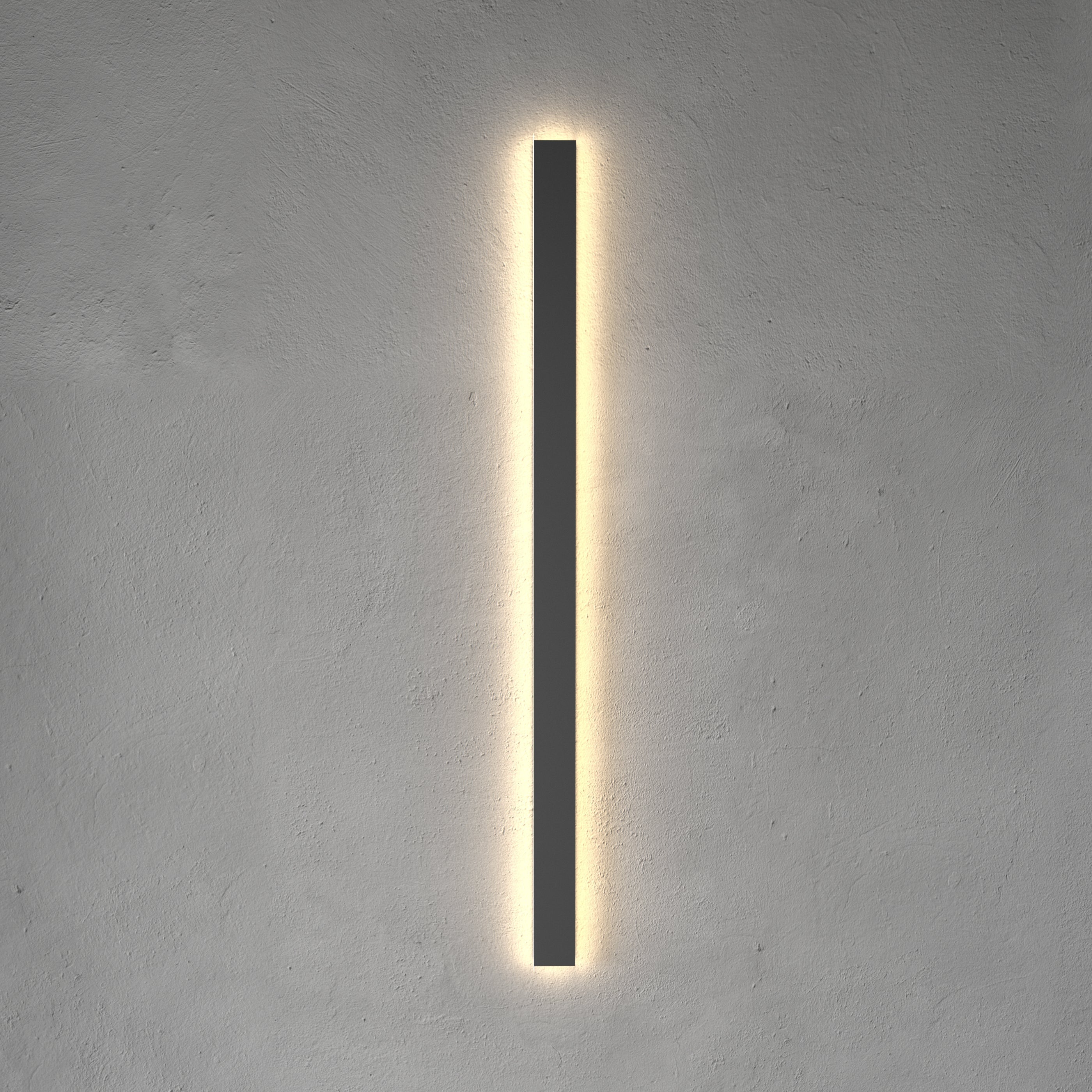 Outdoor Linear LED Wall Light with Back Glow