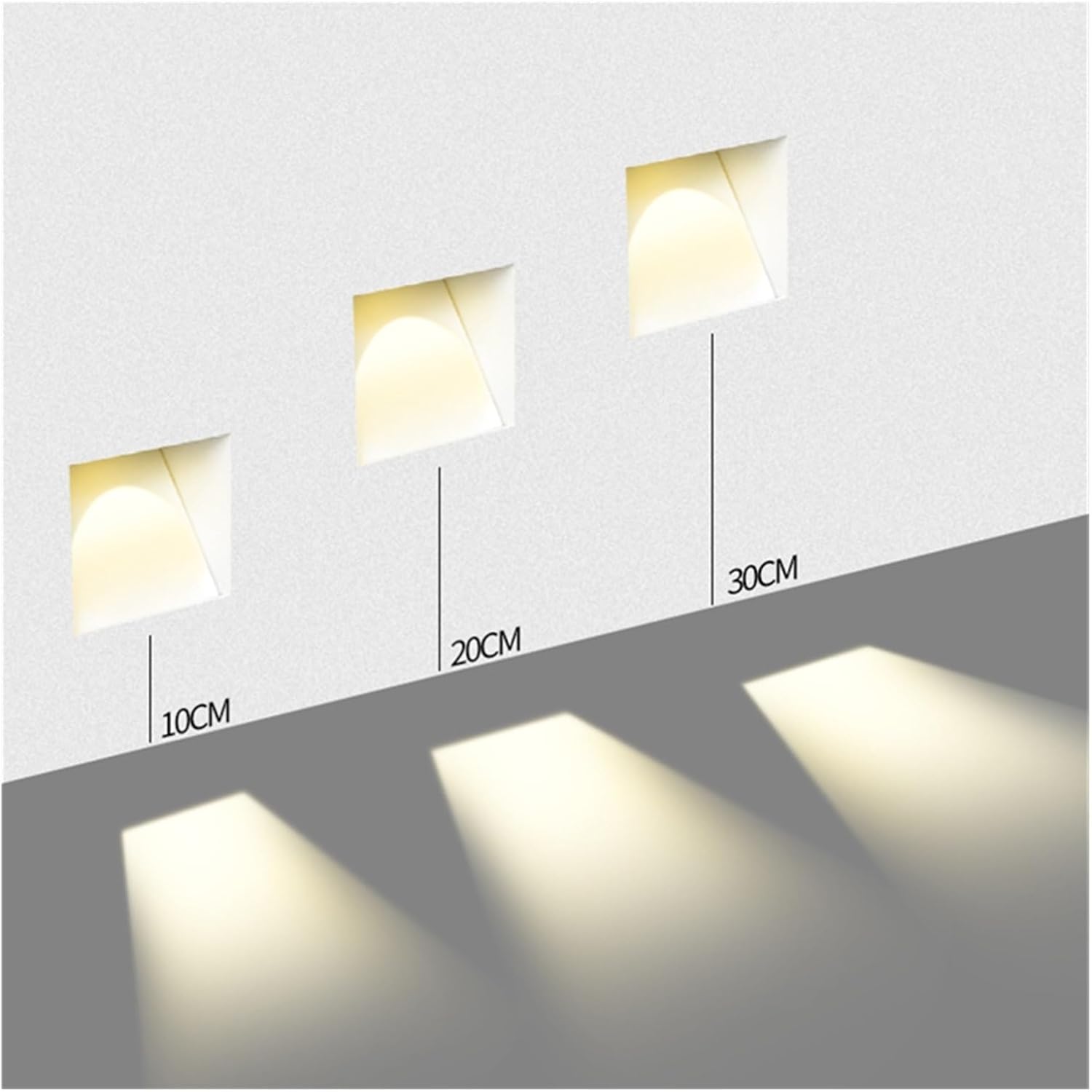 Nordic Frameless Stainless-Steel Stair LED Wall 1-Light