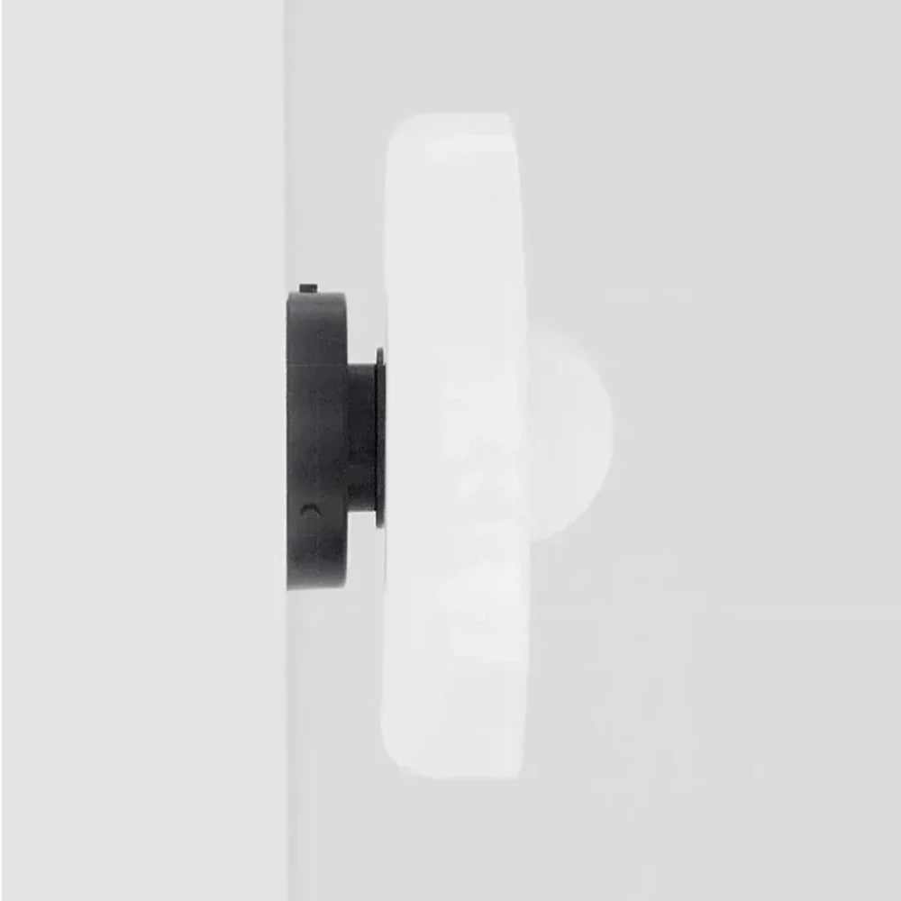 Modern Glass Disc Light with Dual Mounting