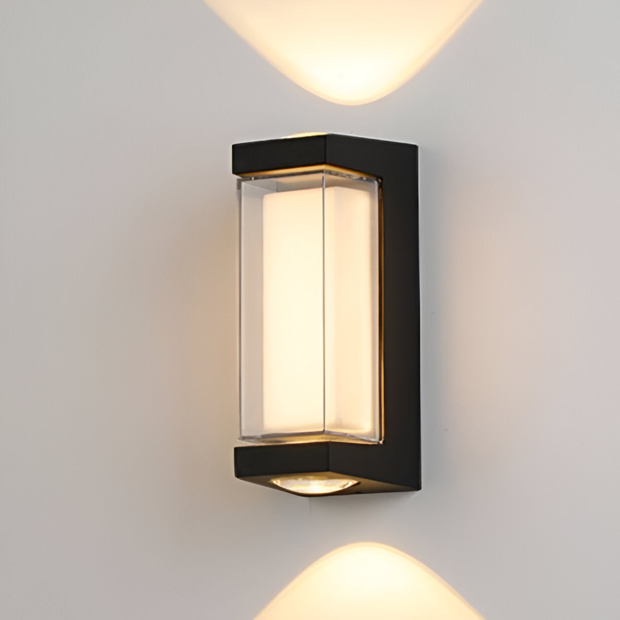 Acrylic Wall Sconce with Up and Down LED Glow