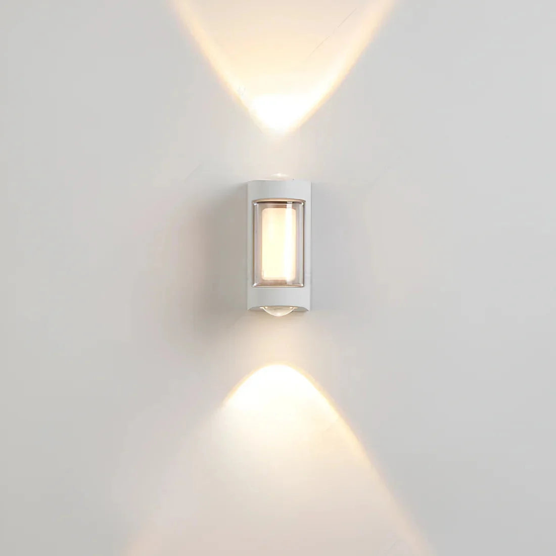 Acrylic Wall Sconce with Up and Down LED Glow