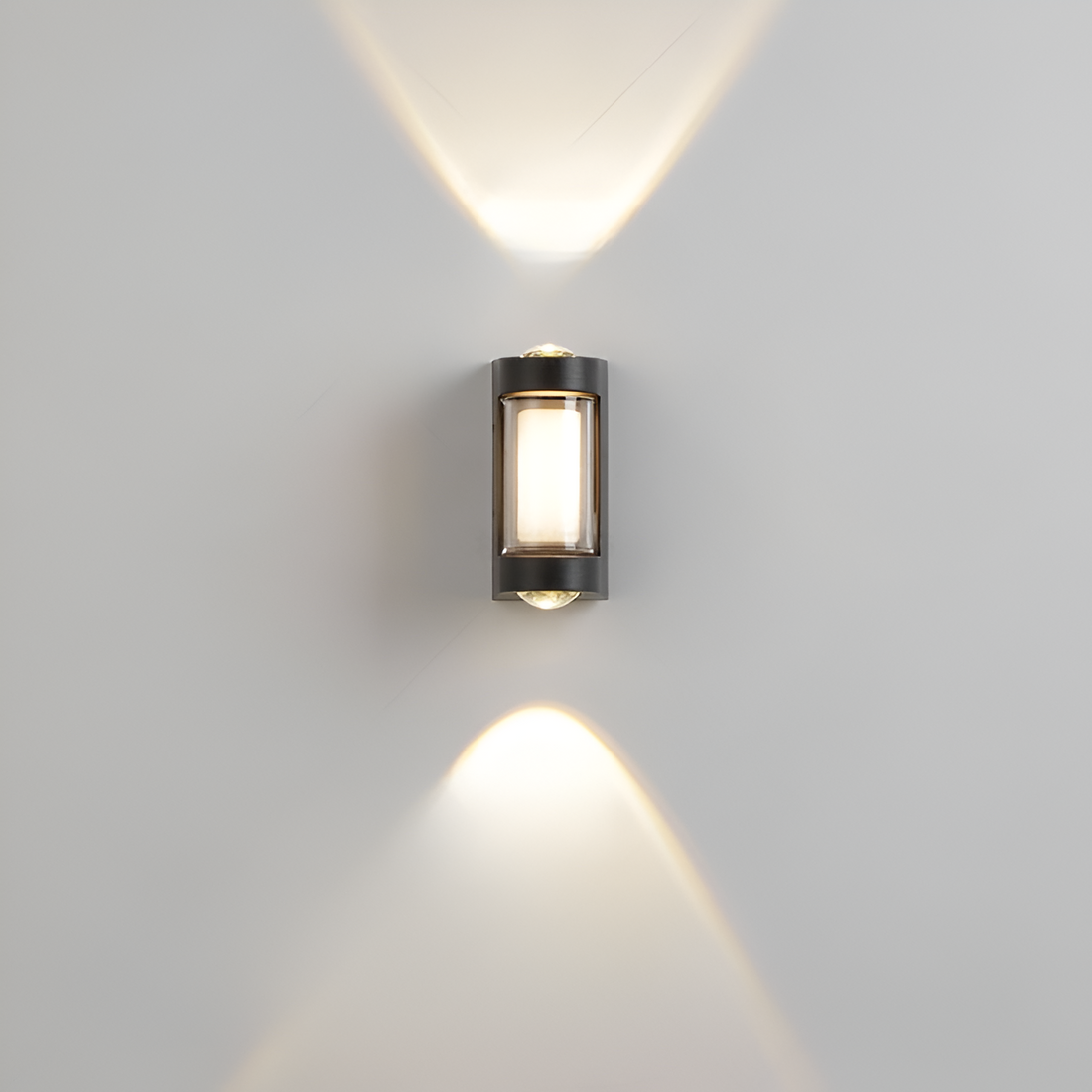 Acrylic Wall Sconce with Up and Down LED Glow
