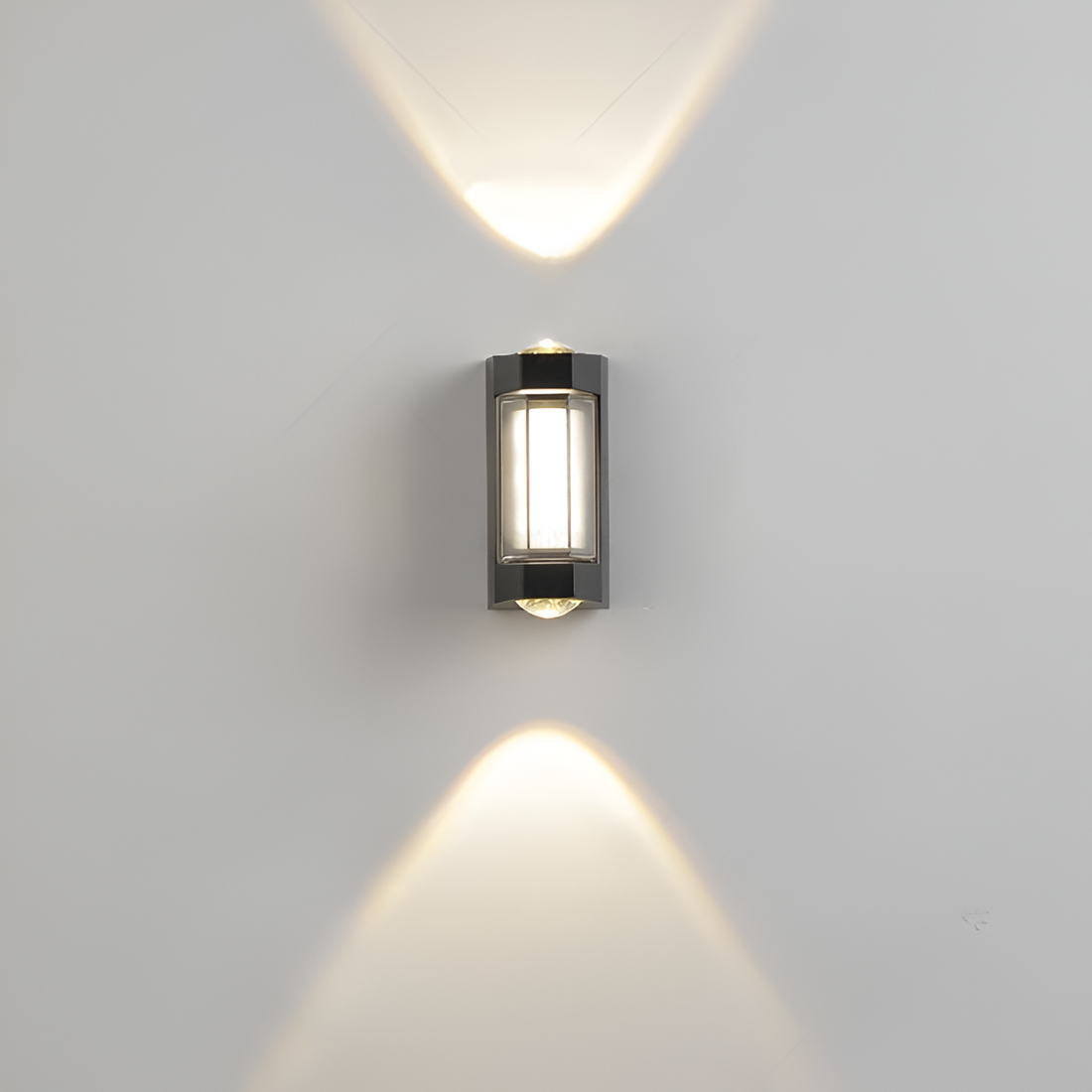 Acrylic Wall Sconce with Up and Down LED Glow