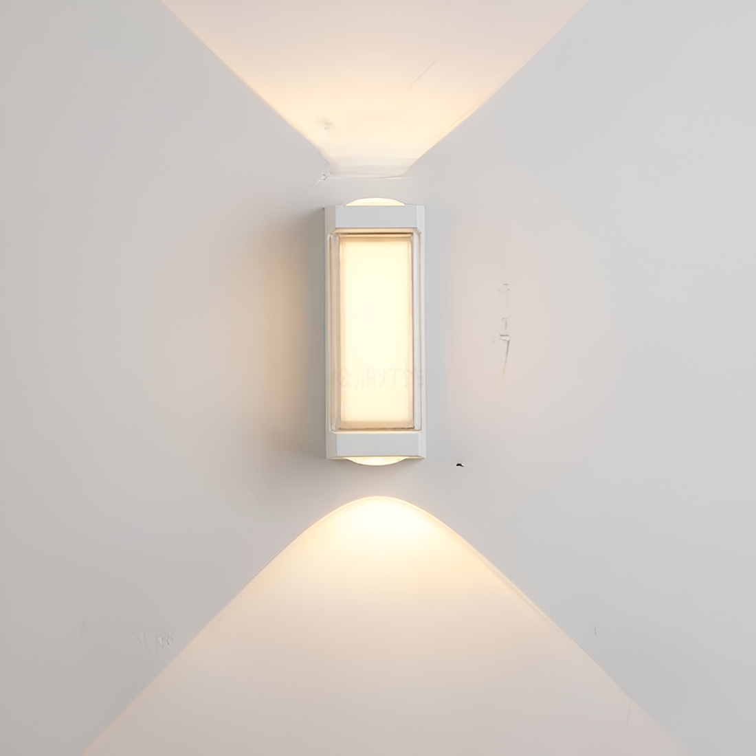 Acrylic Wall Sconce with Up and Down LED Glow