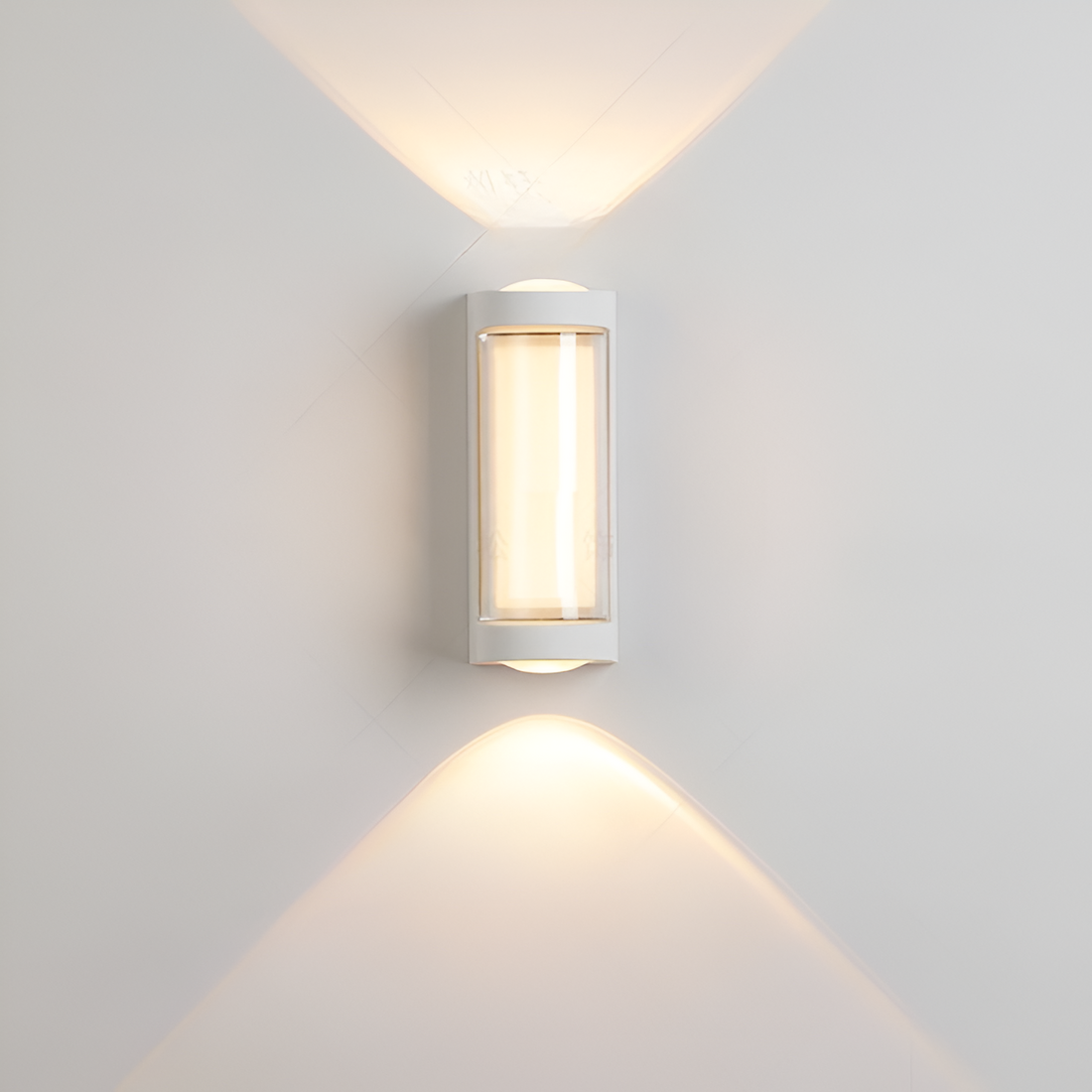 Acrylic Wall Sconce with Up and Down LED Glow