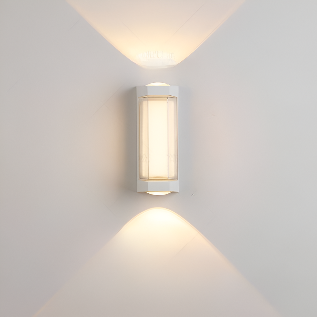 Acrylic Wall Sconce with Up and Down LED Glow