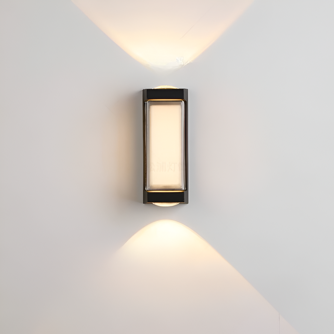 Acrylic Wall Sconce with Up and Down LED Glow