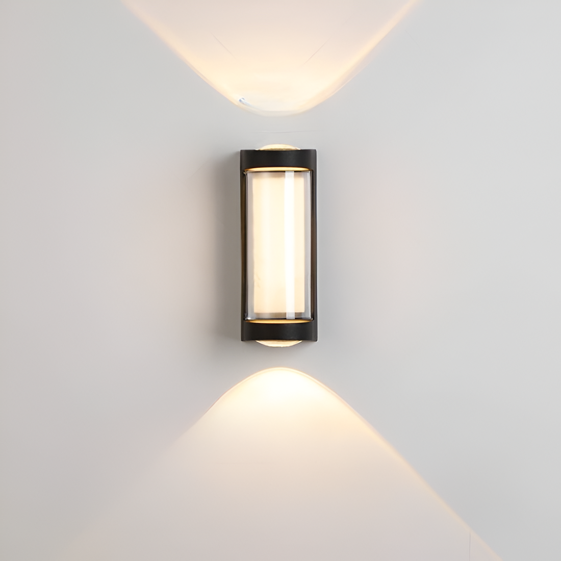 Acrylic Wall Sconce with Up and Down LED Glow
