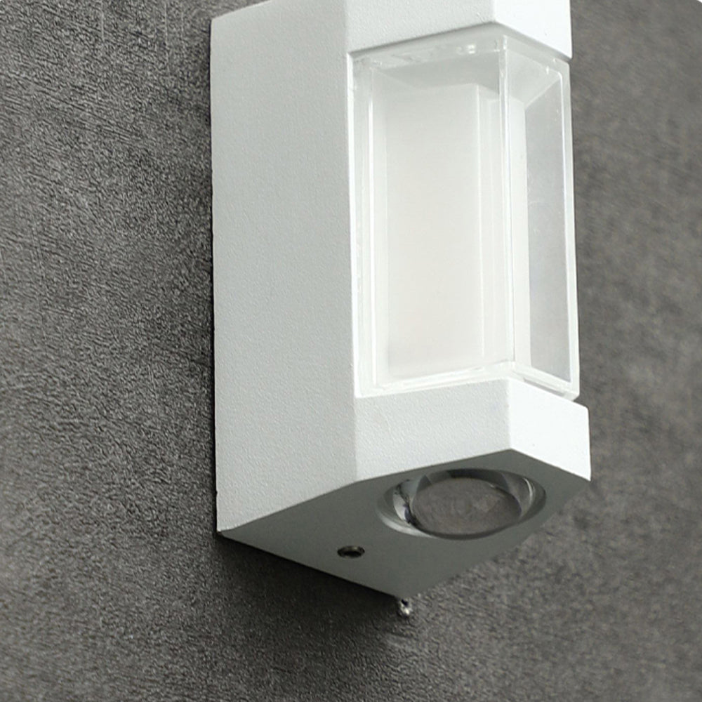 Acrylic Wall Sconce with Up and Down LED Glow