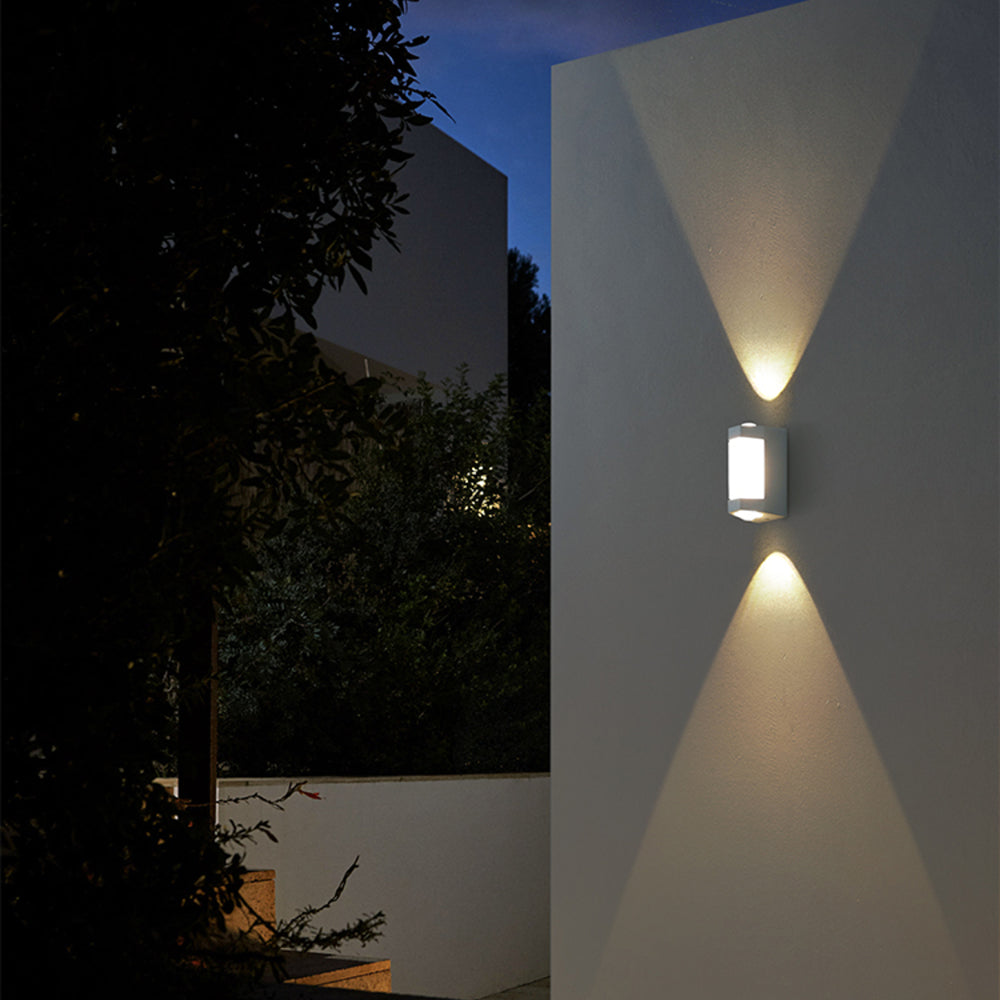 Acrylic Wall Sconce with Up and Down LED Glow