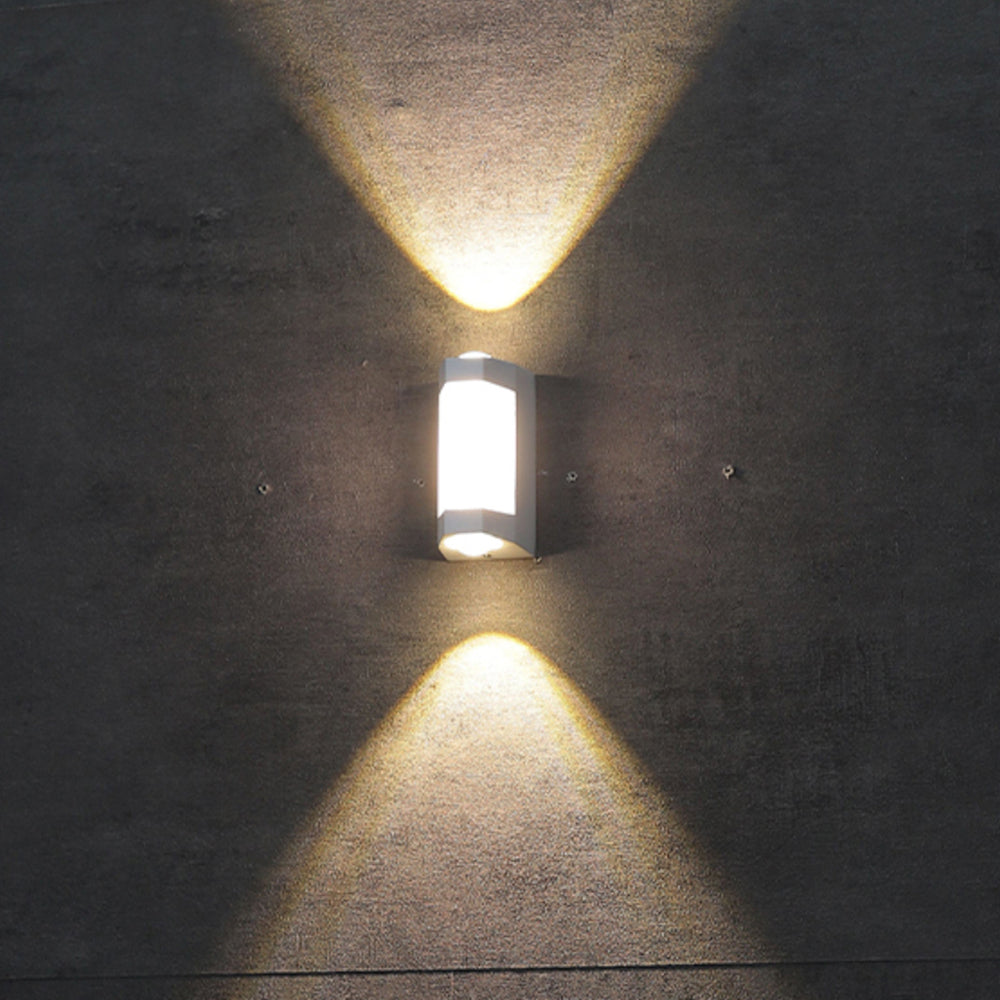 Acrylic Wall Sconce with Up and Down LED Glow