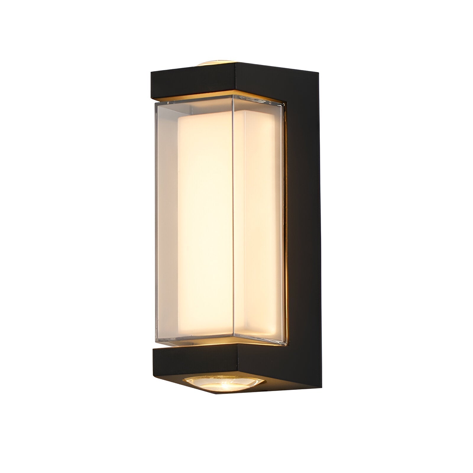 Acrylic Wall Sconce with Up and Down LED Glow