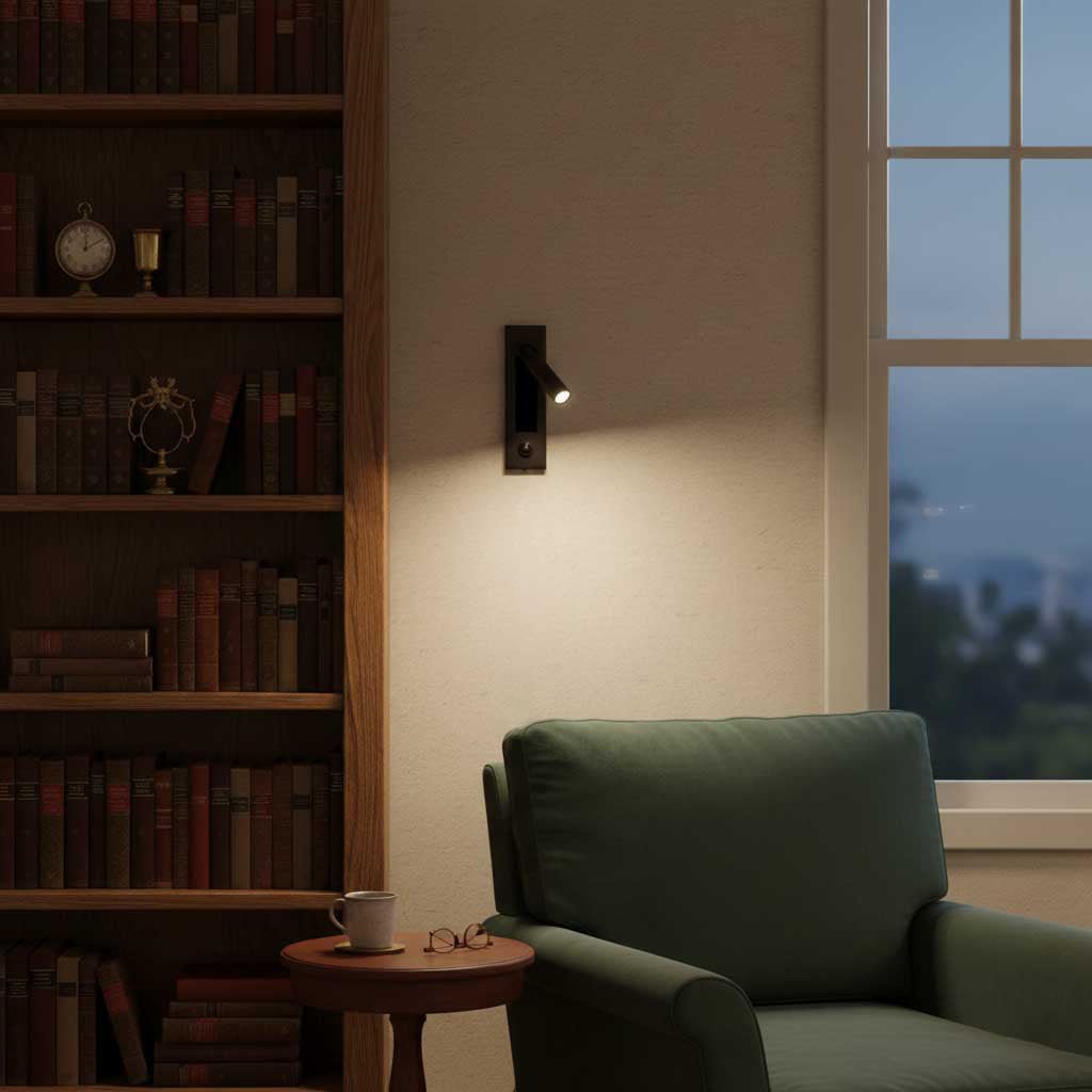 Adjustable Reading Wall Light with Switch