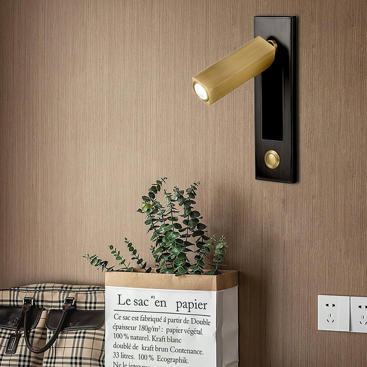 Adjustable Reading Wall Light with Switch