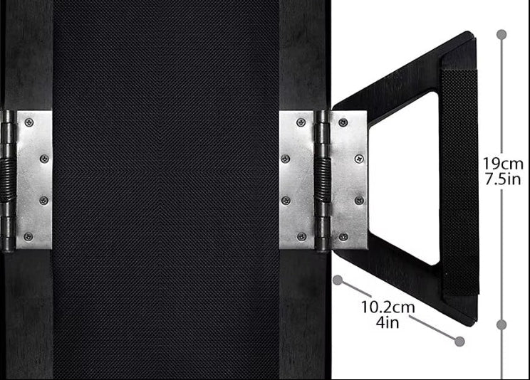 Bamboo Clip-On Arm Tray with Raised Rim