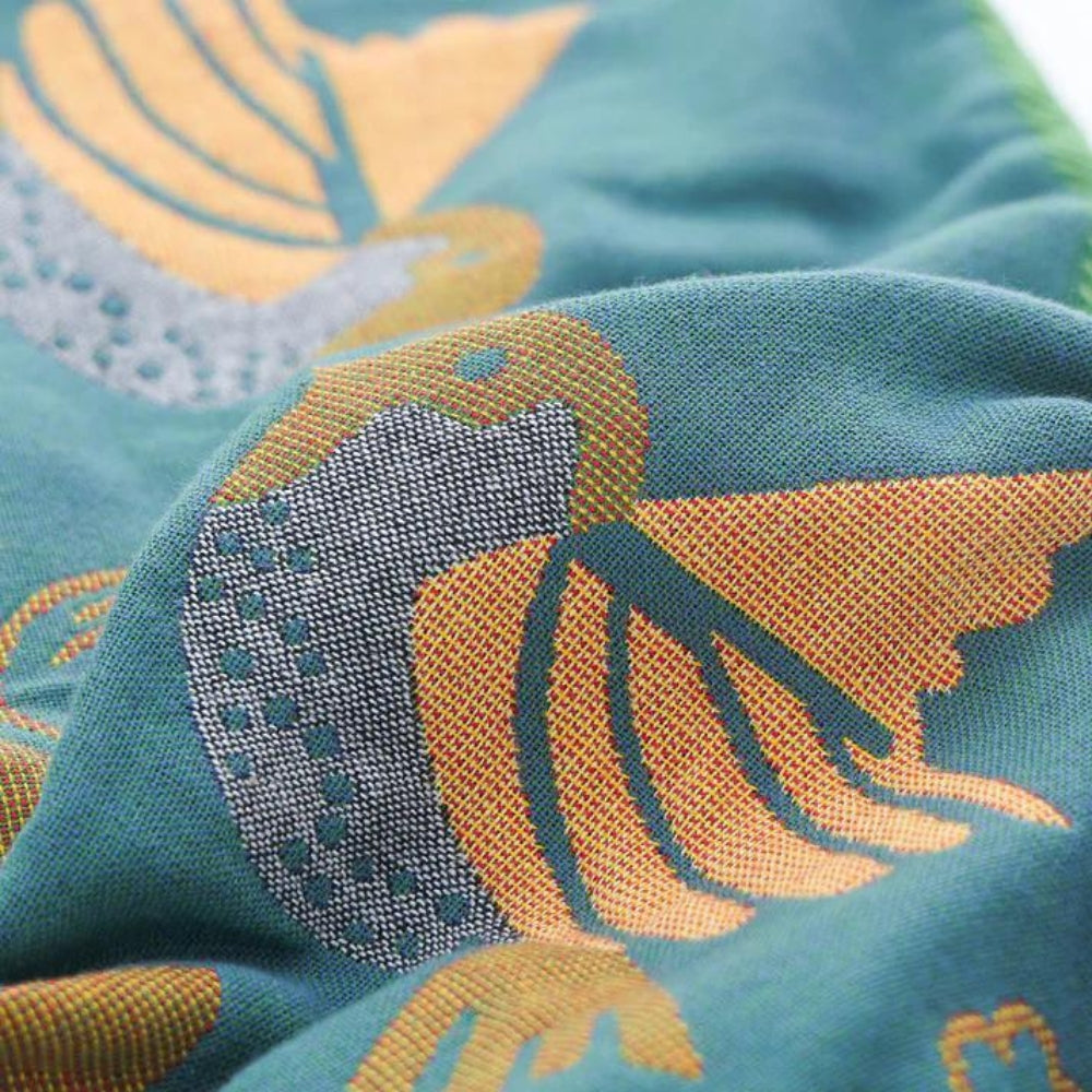 Bird Cotton Gauze Pillow Cases Set of 2