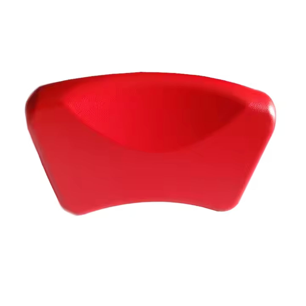 Contoured Soft-Touch Bathtub Headrest Pillow