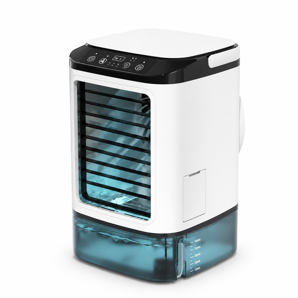 Portable Evaporative Cooler with LED Light