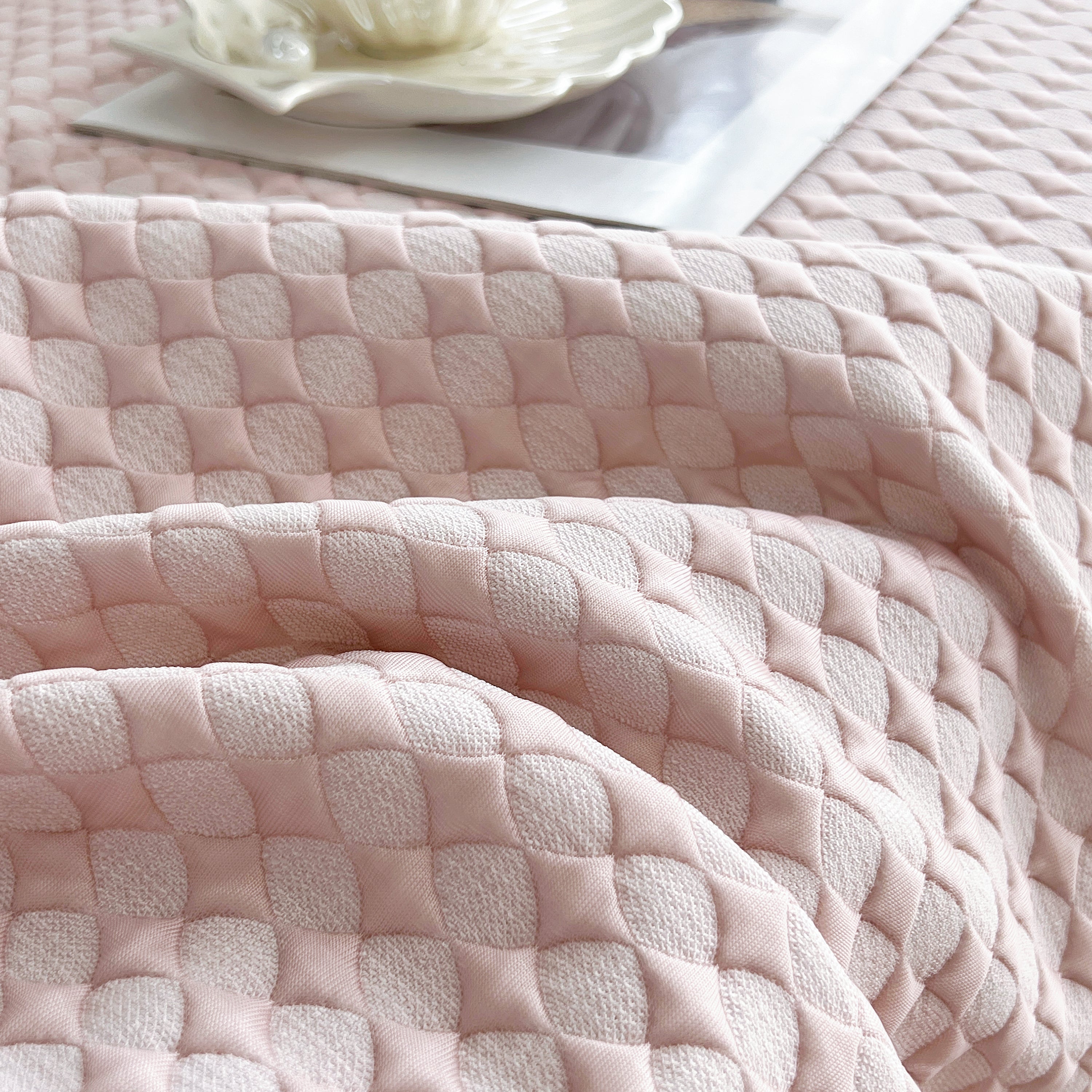 Cooling Textured Sofa Cover with Soft Drape