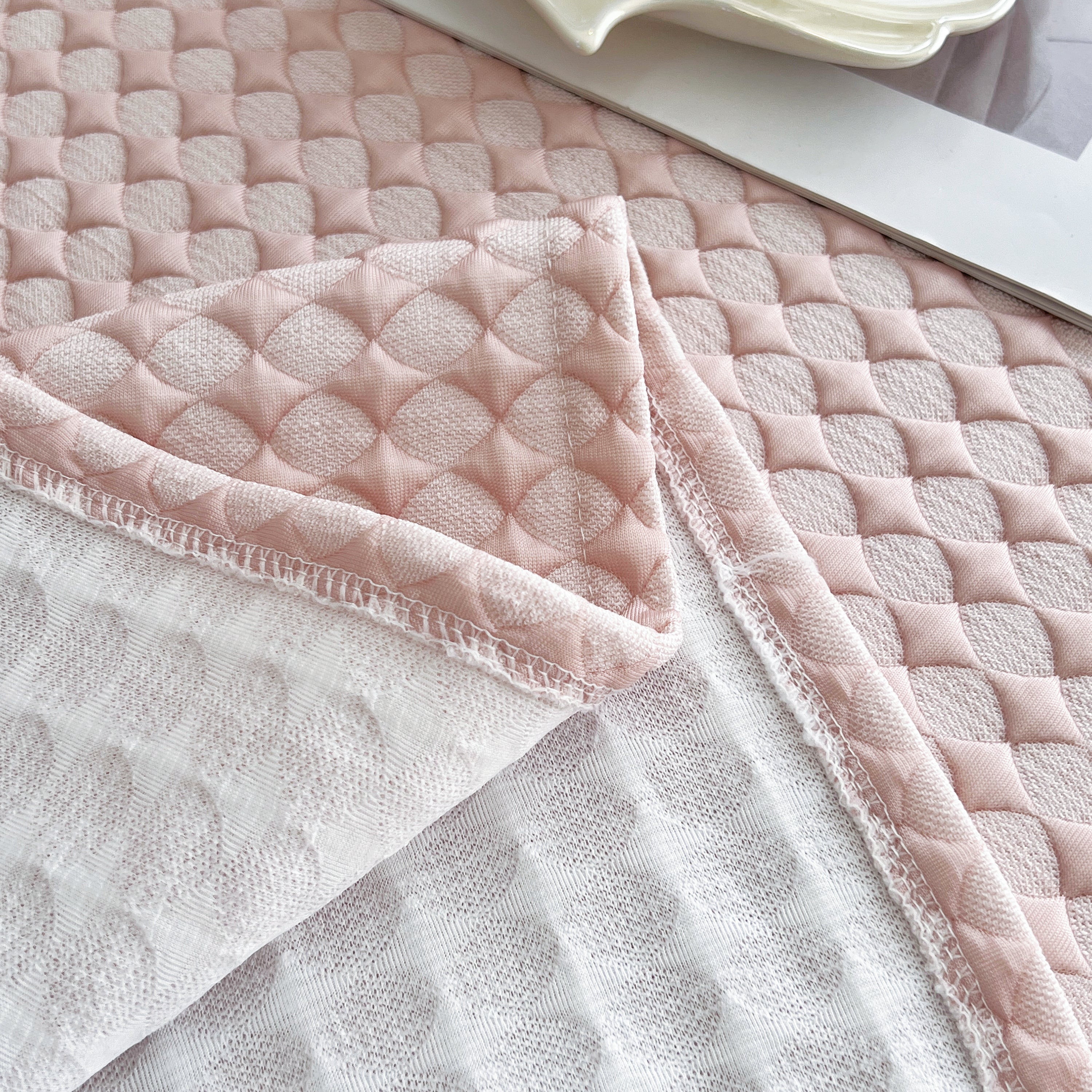 Cooling Textured Sofa Cover with Soft Drape