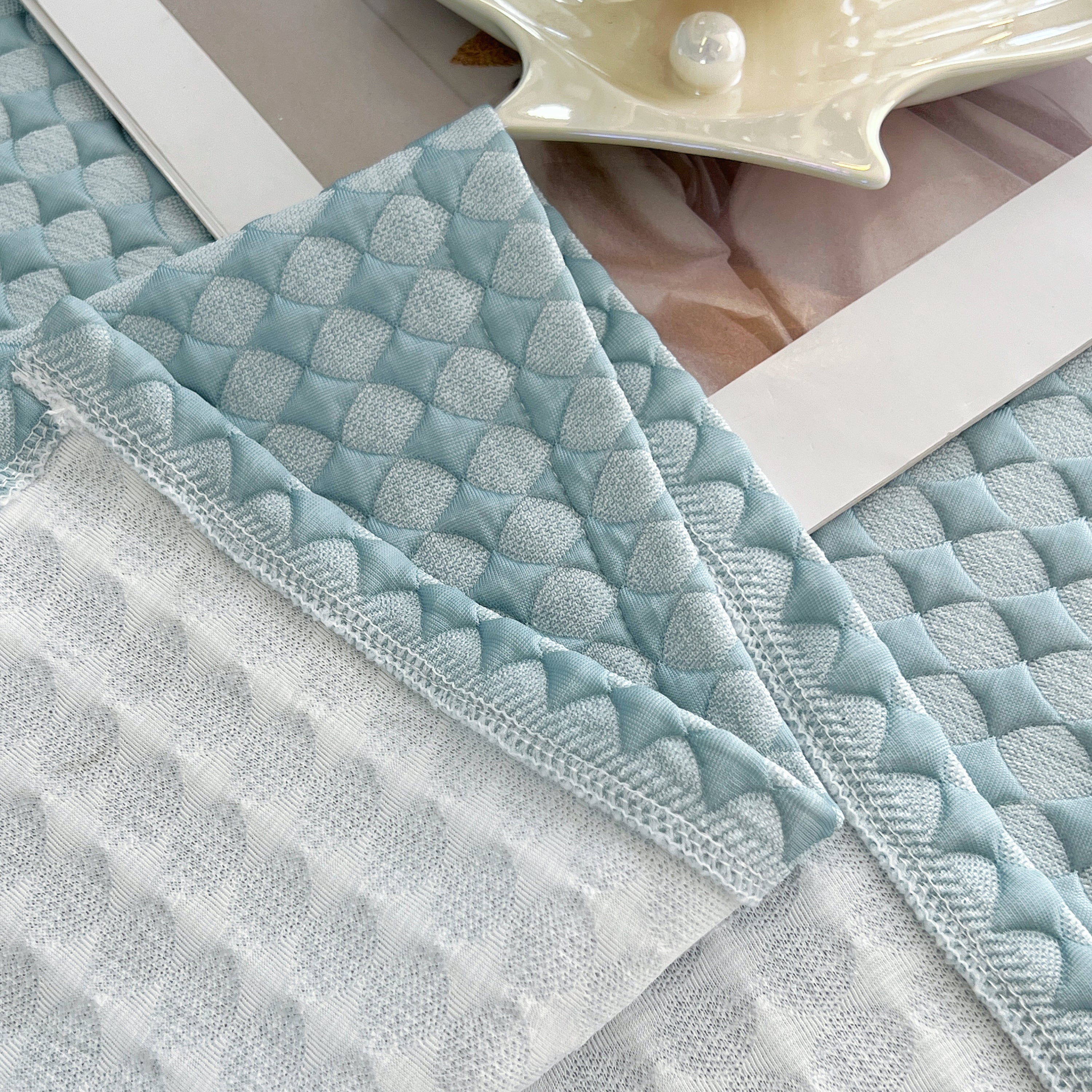 Cooling Textured Sofa Cover with Soft Drape
