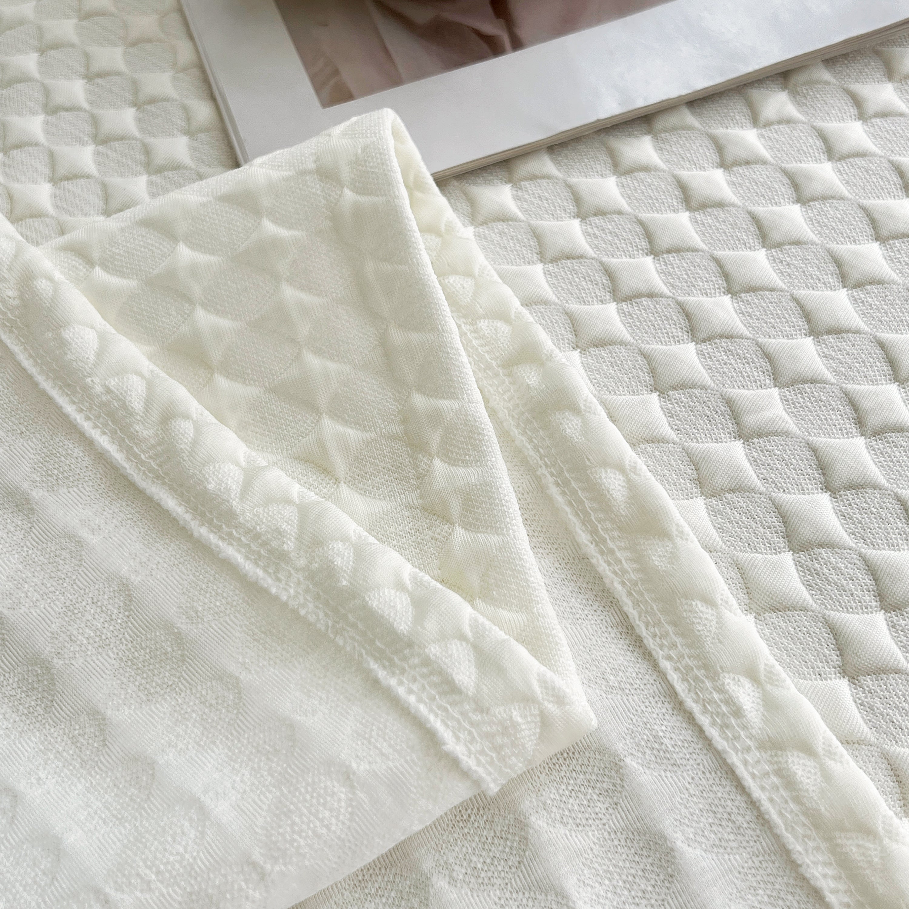 Cooling Textured Sofa Cover with Soft Drape