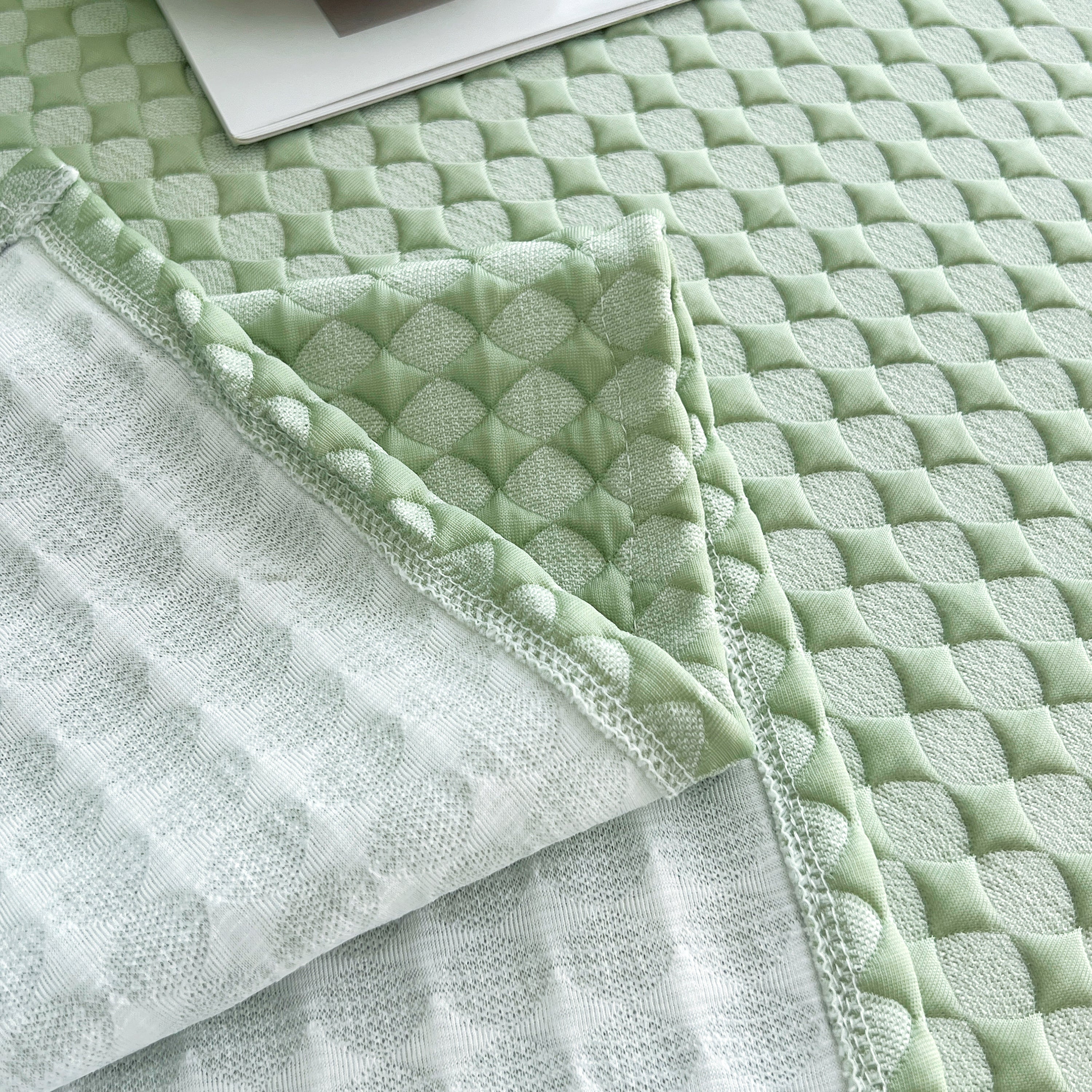 Cooling Textured Sofa Cover with Soft Drape