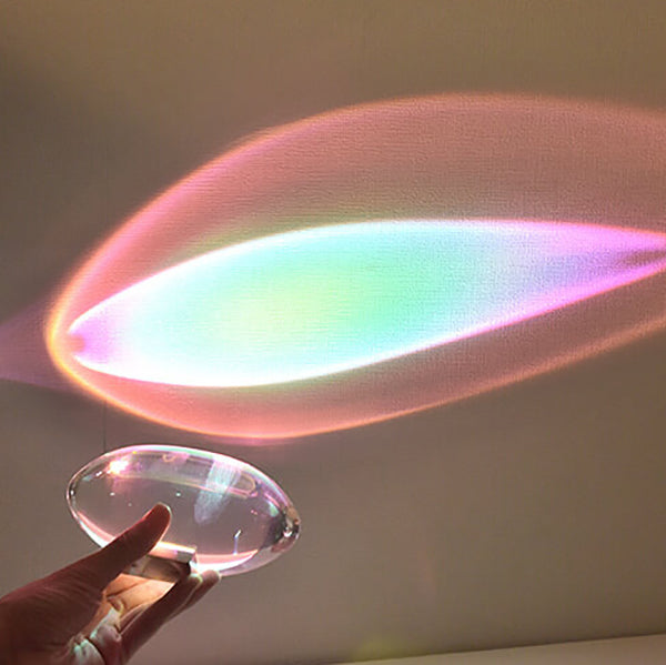 Crystal Glass Prism Rainbow Projection Lamp