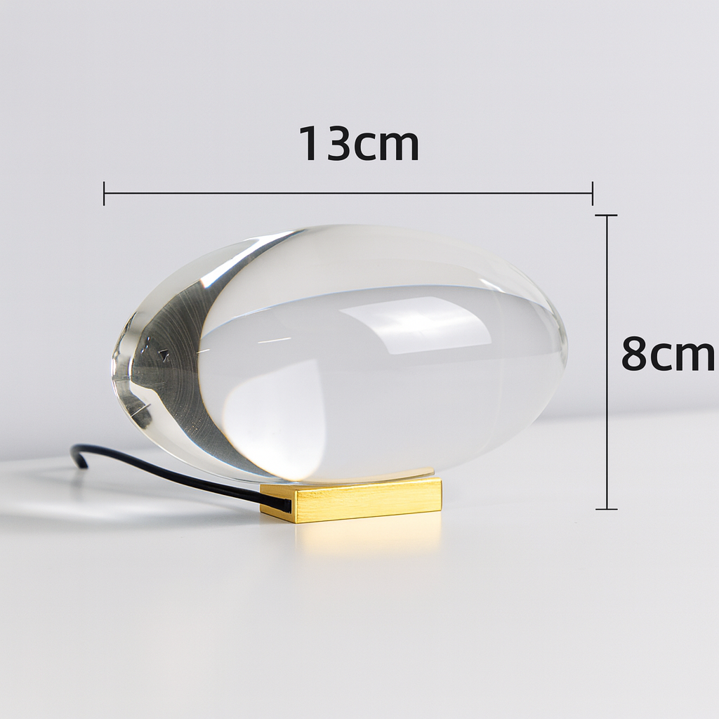 Crystal Glass Prism Rainbow Projection Lamp