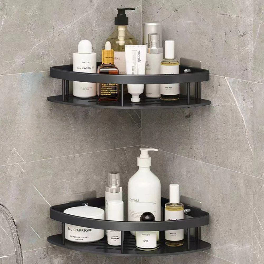 Curved Shower Caddy with Open Frame
