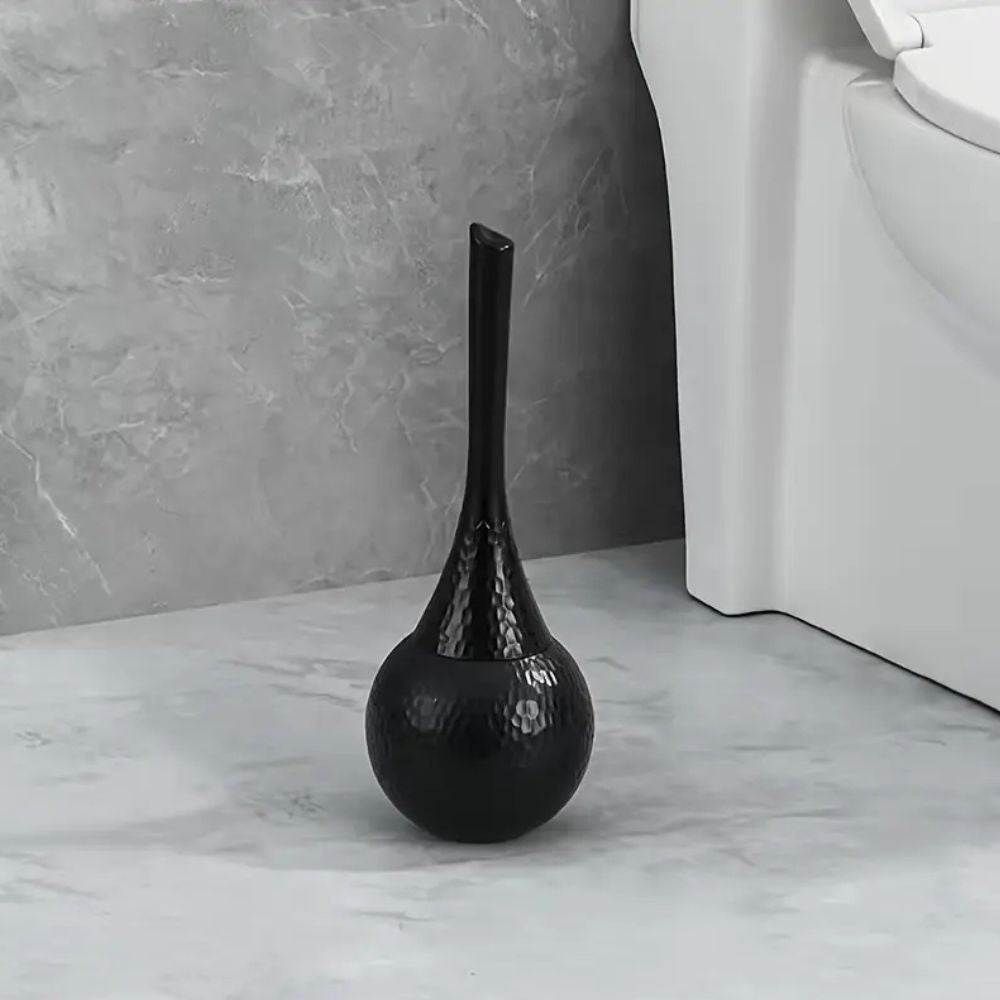 Decorative Toilet Brush with Hammered Base