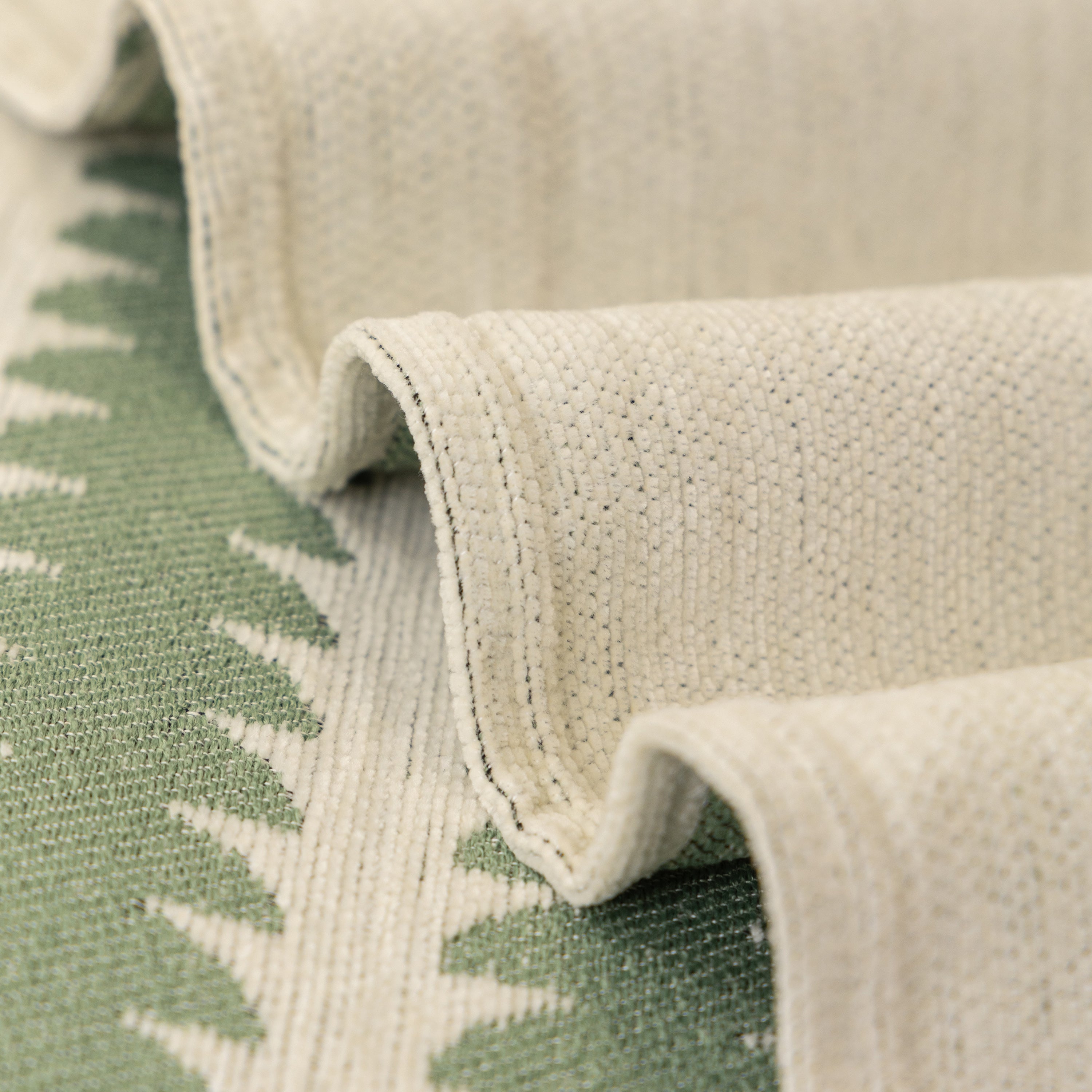 Geometric Chenille Fringed Sofa Cover Throw