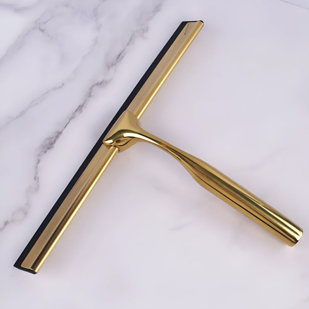 Golden Stainless Steel Squeegee with Hanger