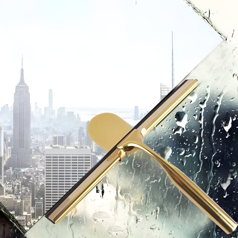 Golden Stainless Steel Squeegee with Hanger