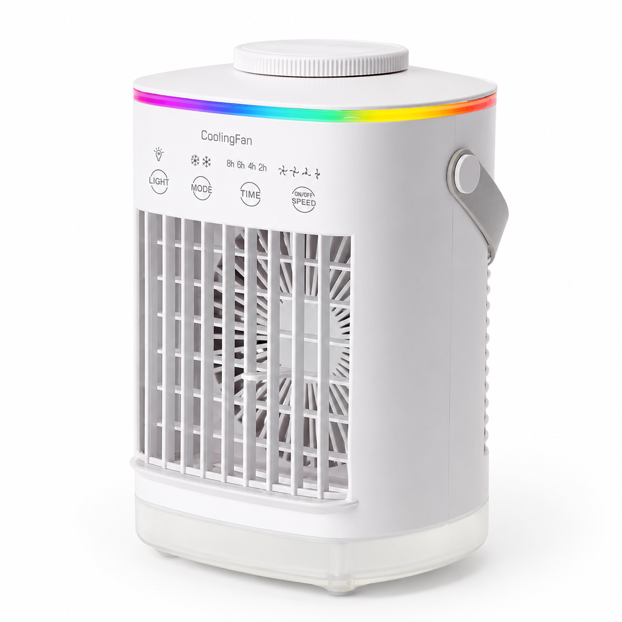 Portable Air Cooler with Mist and LED Light