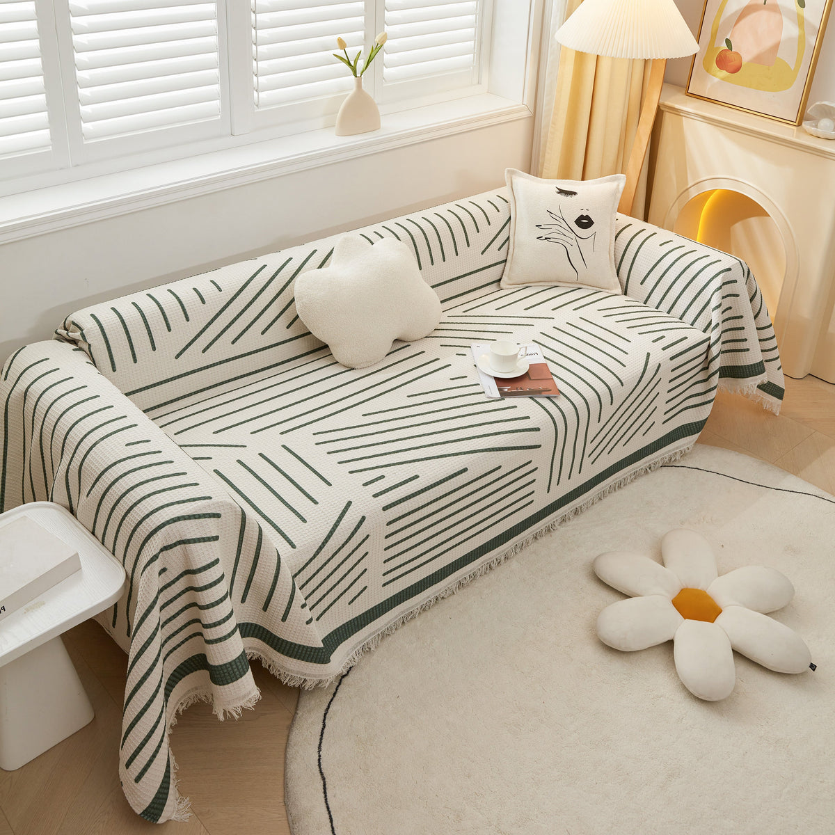 High-Quality Fabric Non-Slip Sofa Cover Throw, Throw Blankets for Couch, Furniture Covers for Pets
