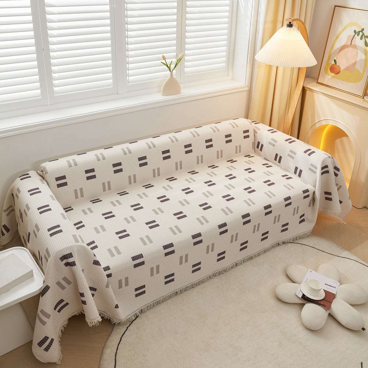 High-Quality Fabric Non-Slip Sofa Cover Throw, Throw Blankets for Couch, Furniture Covers for Pets