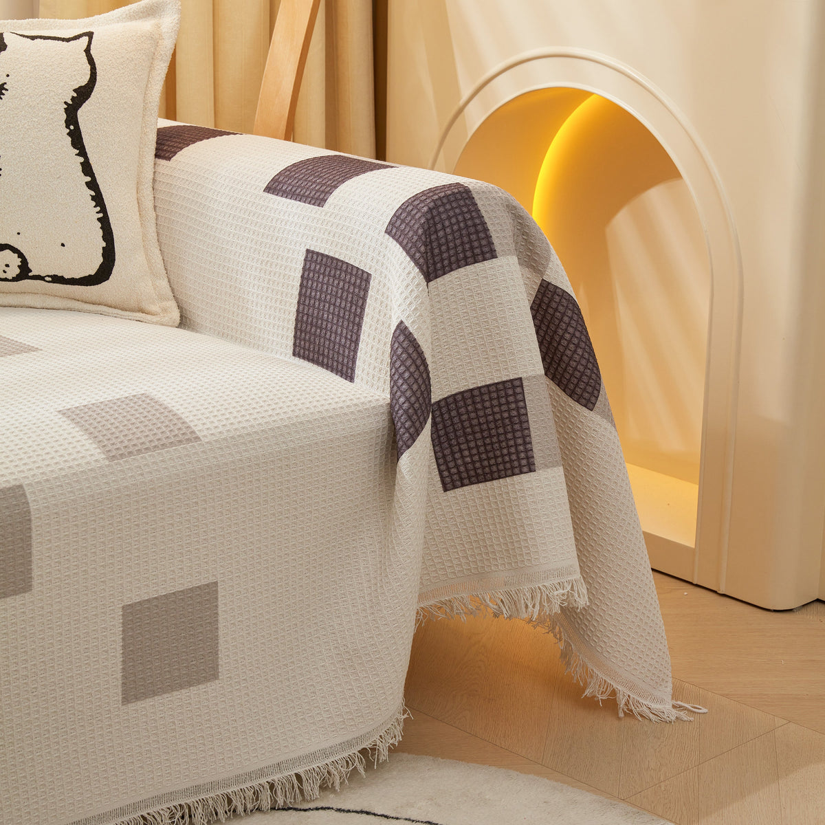 High-Quality Fabric Non-Slip Sofa Cover Throw, Throw Blankets for Couch, Furniture Covers for Pets