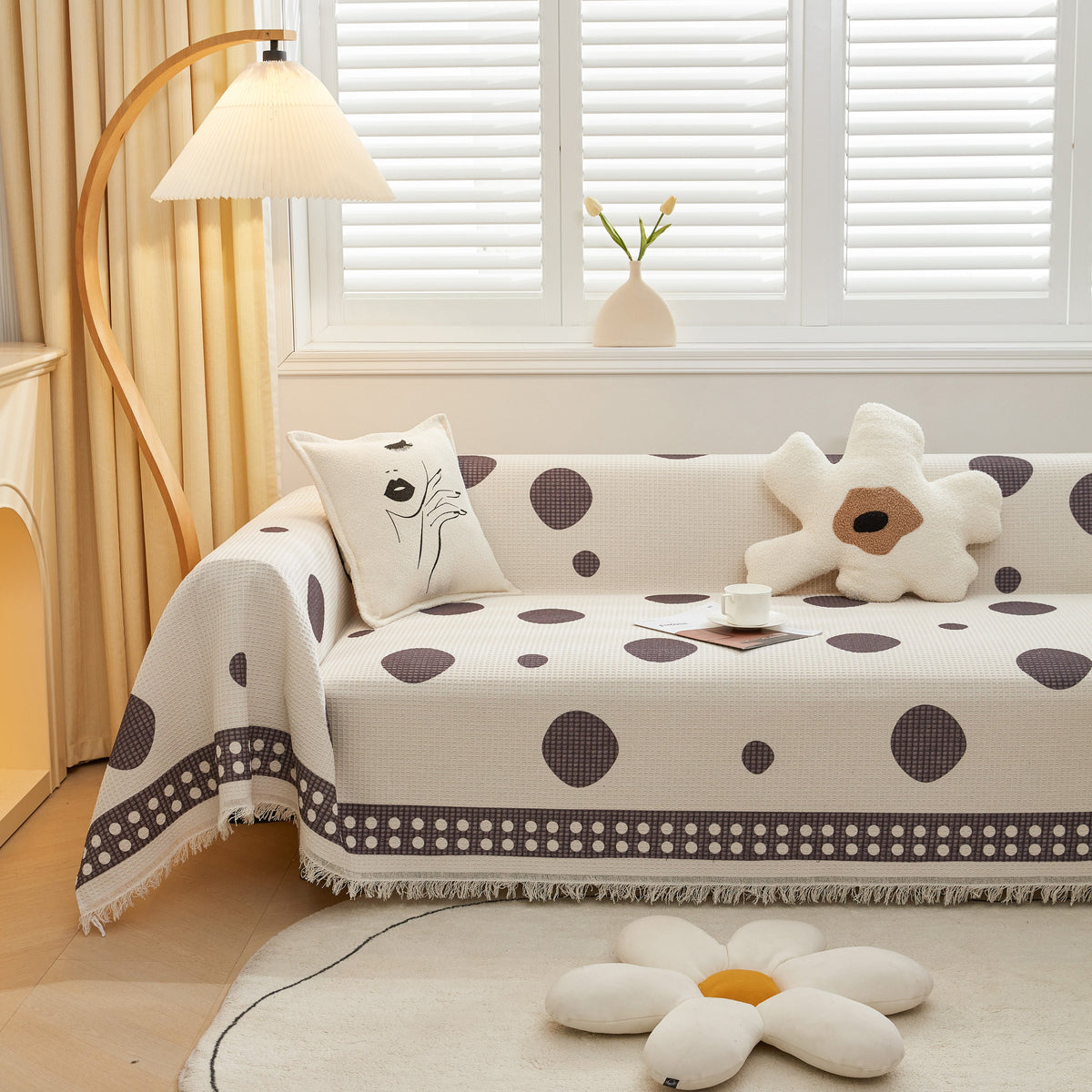 High-Quality Fabric Non-Slip Sofa Cover Throw, Throw Blankets for Couch, Furniture Covers for Pets