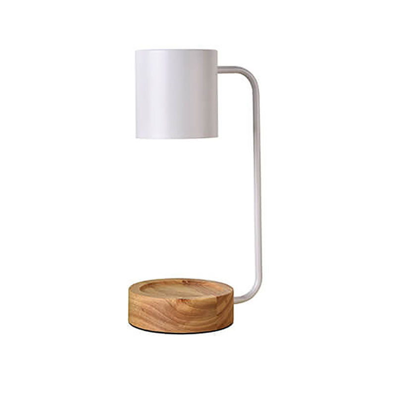 Japanese Wood Candle Warmer Lamp with Dimmer