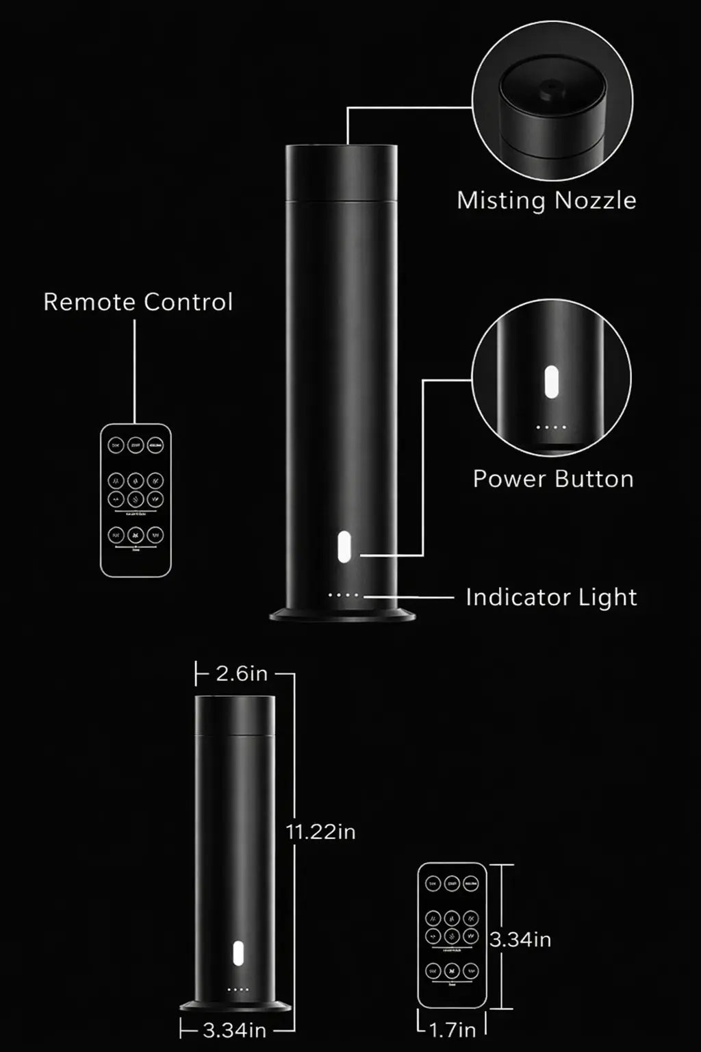 Large Space Cold Air Scent Diffuser, 2,000 sq ft