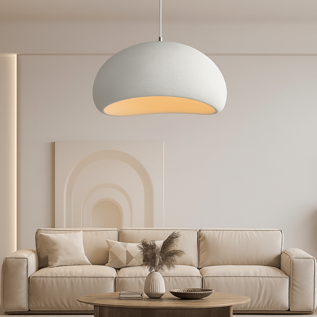 Layered Dome Pendant Light with Dimmable Glow