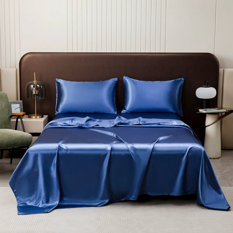 Lightweight Satin Sheet Set with Pillowcases