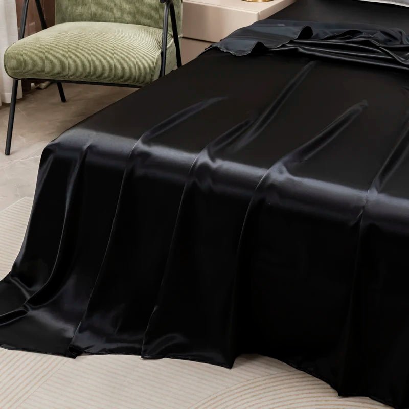 Lightweight Satin Sheet Set with Pillowcases