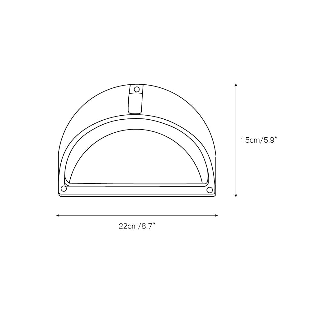 Marine Aluminum Wall Sconce with Opaque Glass