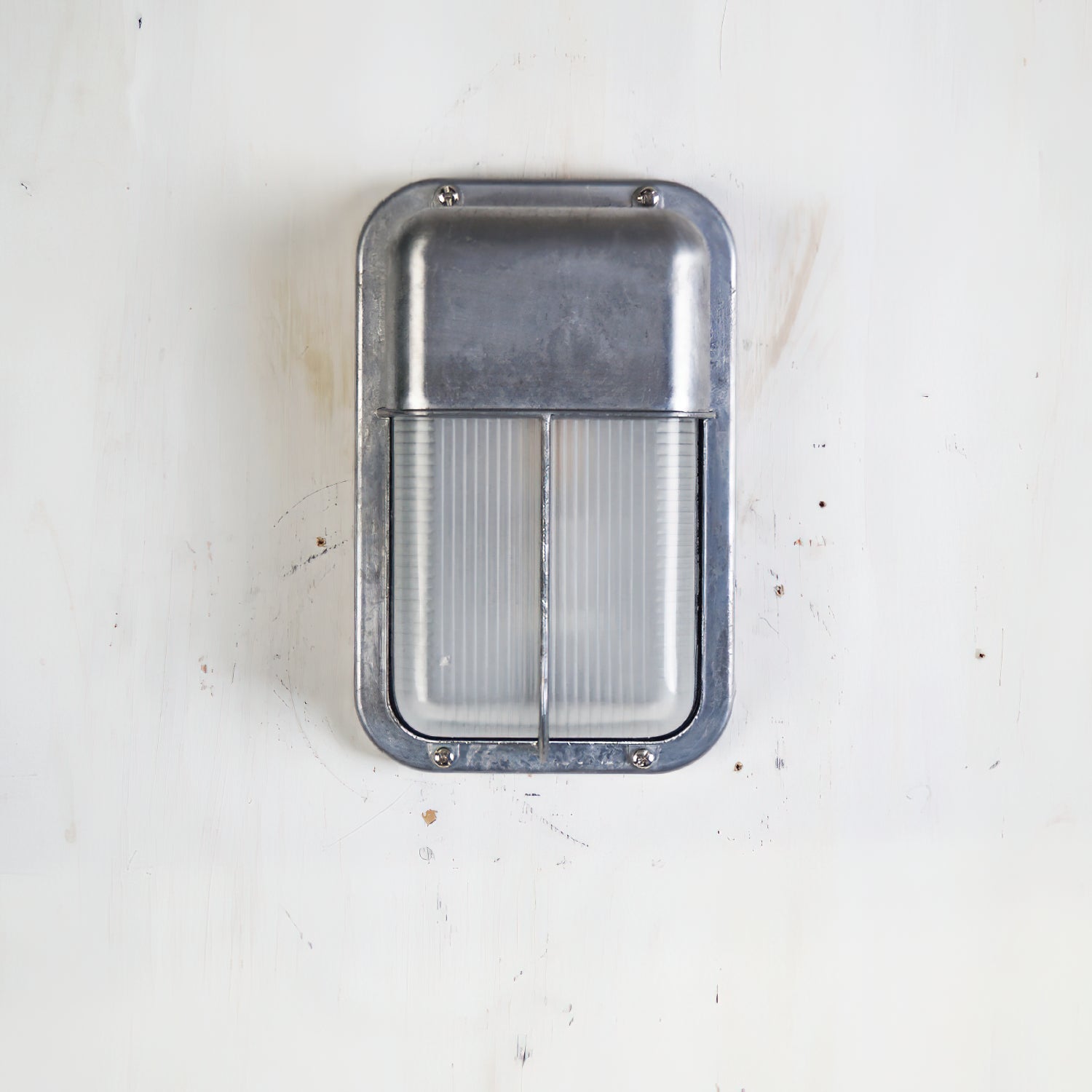 Marine Aluminum Wall Sconce with Opaque Glass