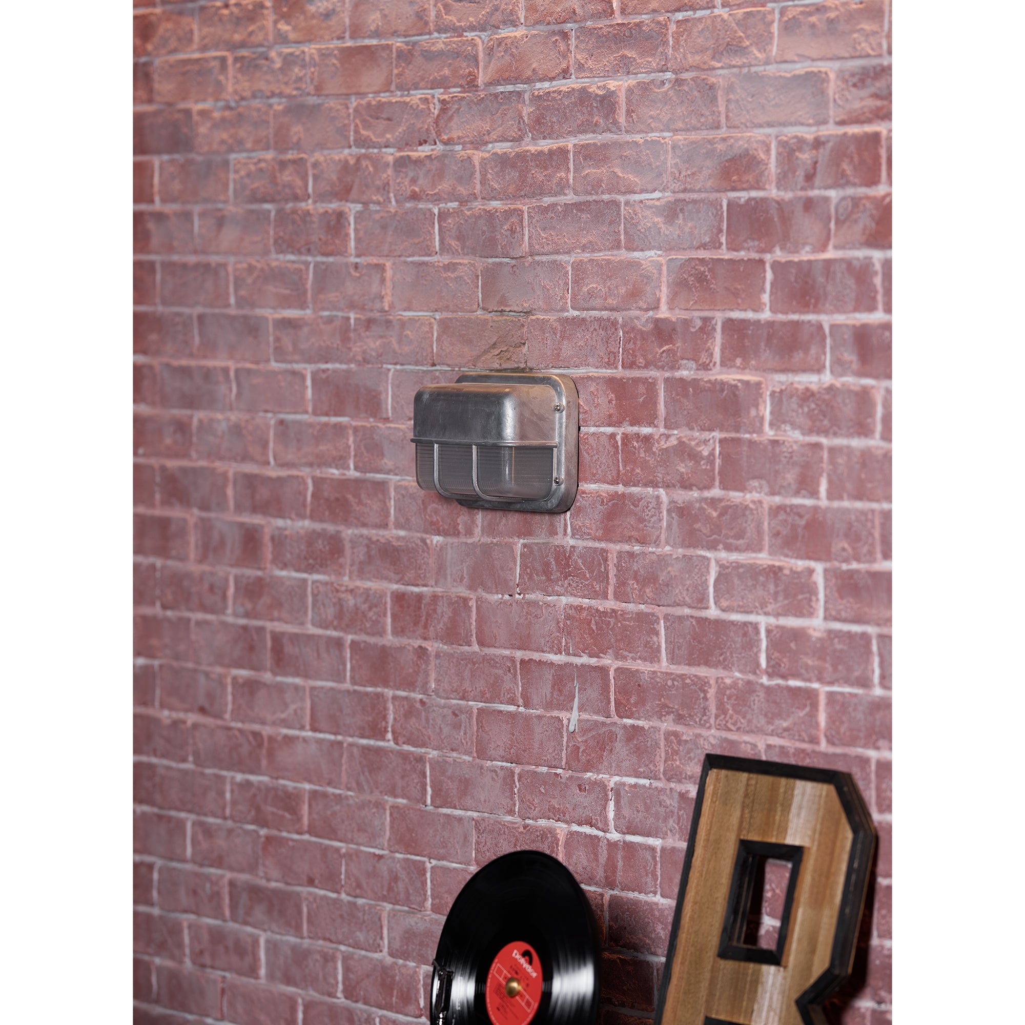 Marine Aluminum Wall Sconce with Opaque Glass