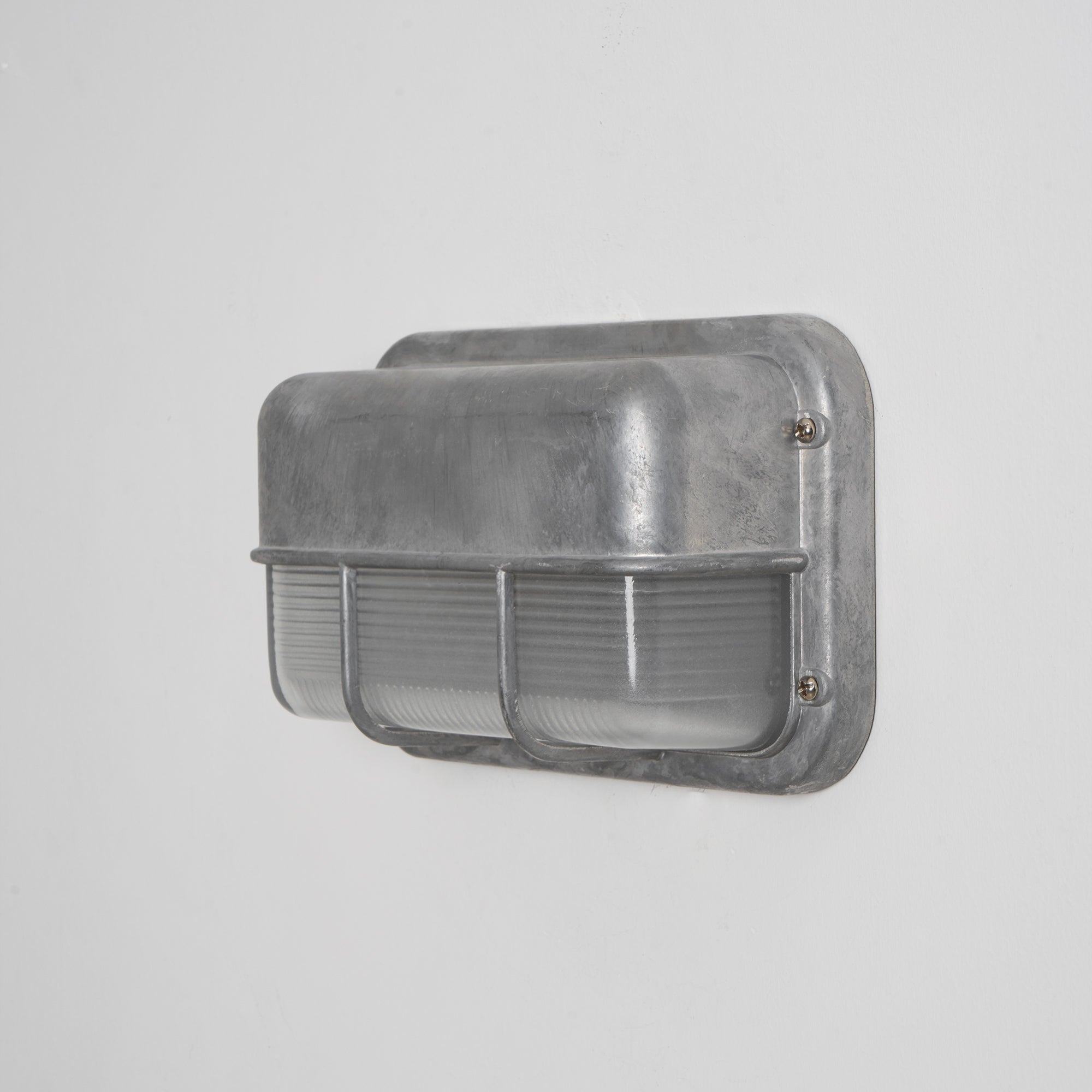 Marine Aluminum Wall Sconce with Opaque Glass