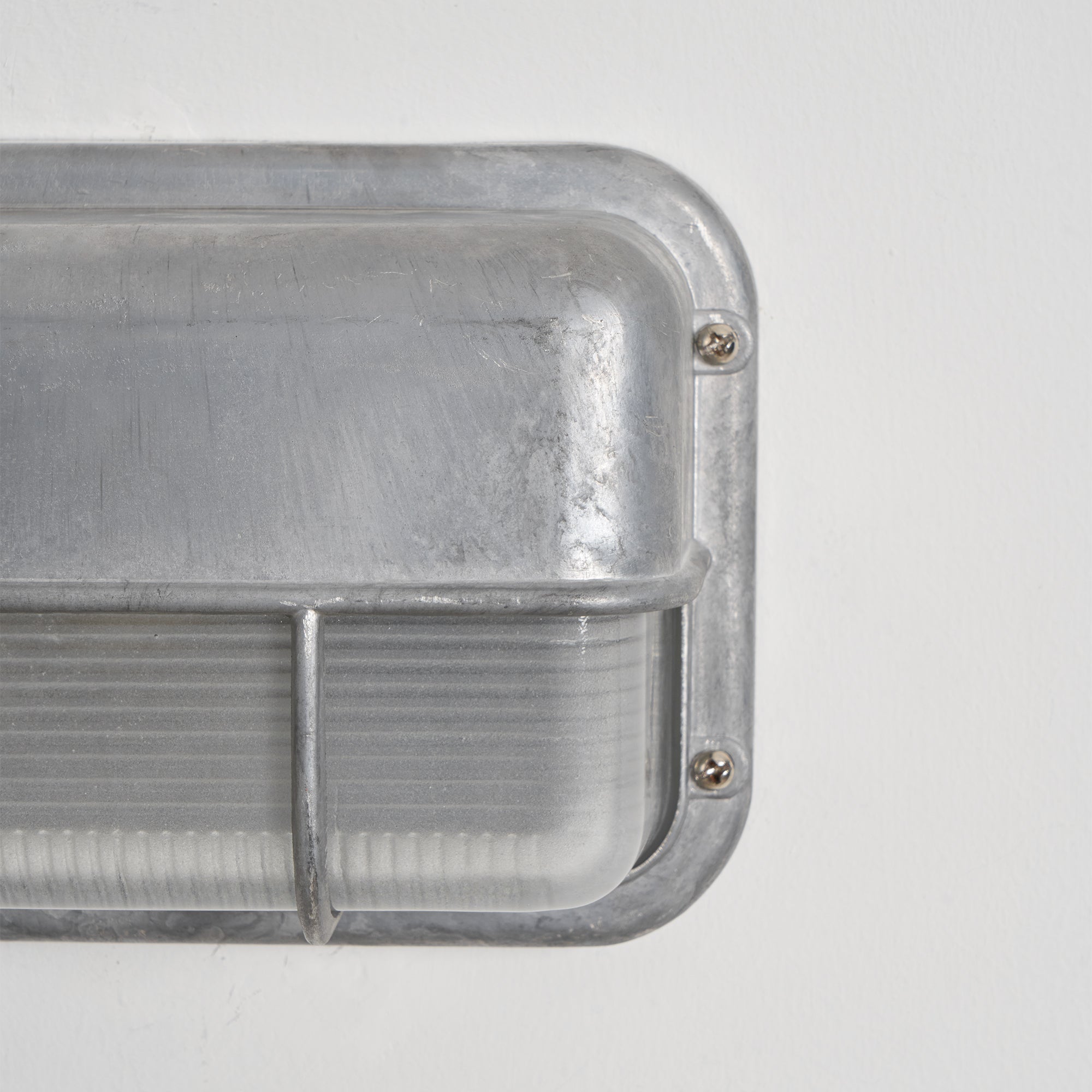 Marine Aluminum Wall Sconce with Opaque Glass