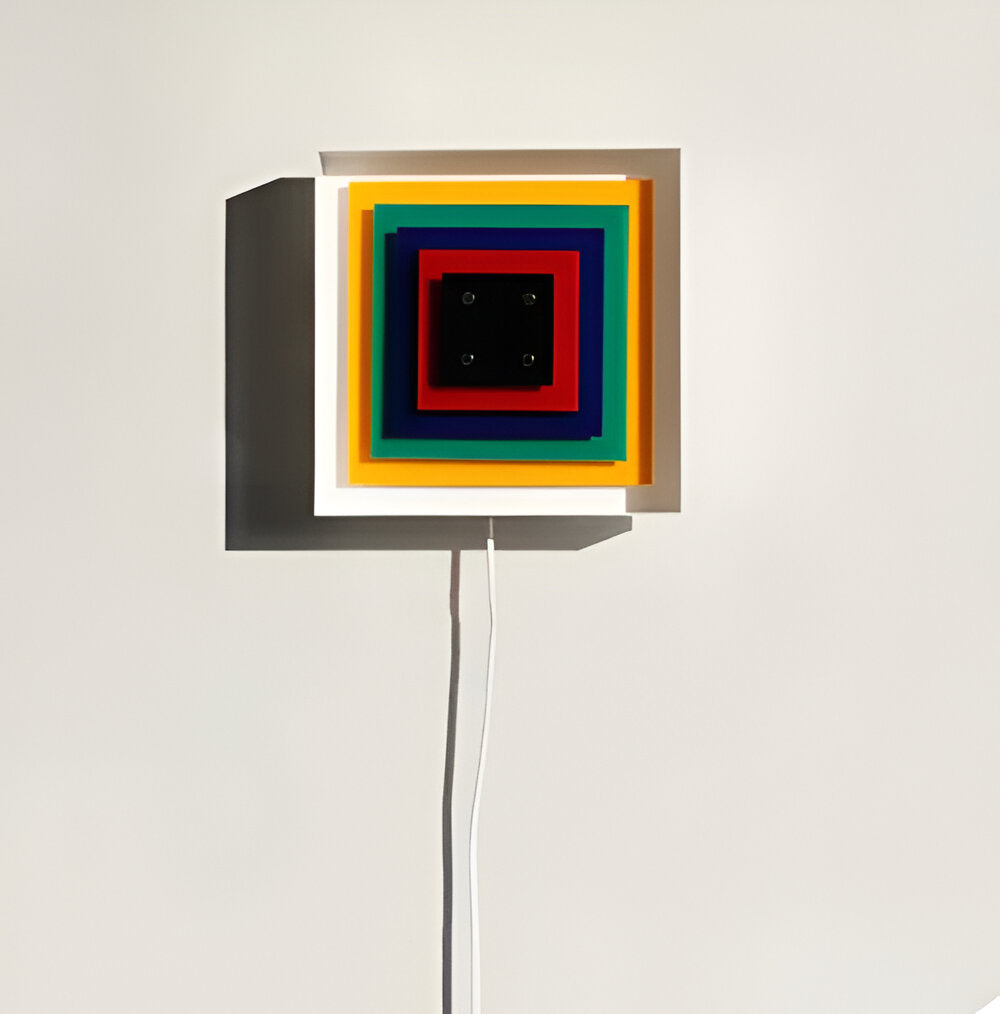 Memphis Acrylic Wall Sconce with Color Layers